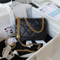 ＣＨＮＥＬ SHOULDER BAG BLACK/WHITE