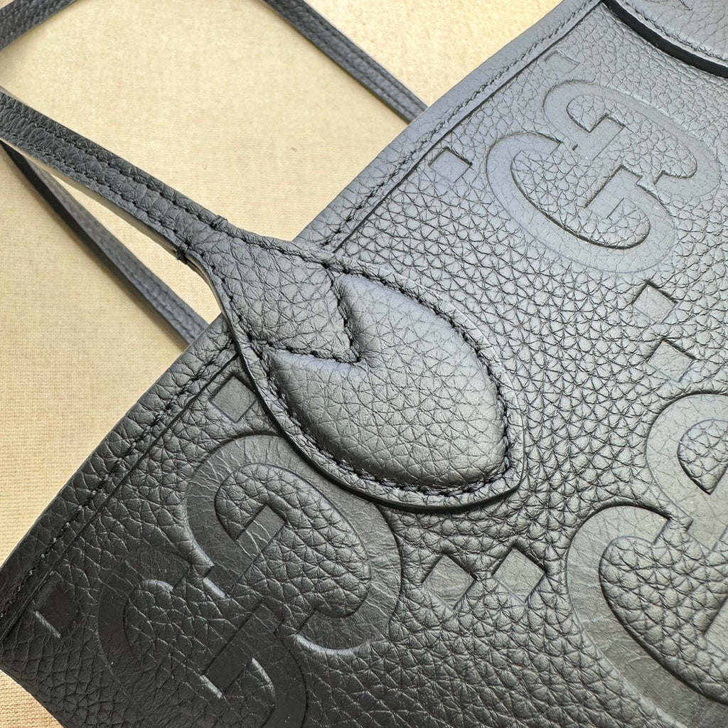 ＧＣＣＩOPHIDIA SMALL TOTE BAG BLACK