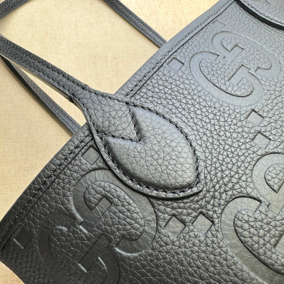 ＧＣＣＩOPHIDIA SMALL TOTE BAG BLACK