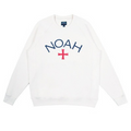 Noah Hoodie Loose Trendy Pullover Round Neck Fleece-Lined Sweater