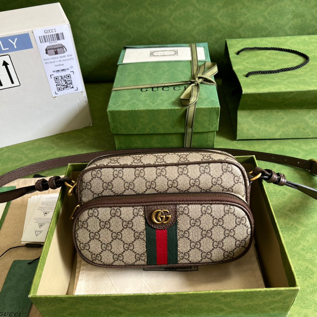 ＧＣＣＩOPHIDIA GG MINI BAG BROWN