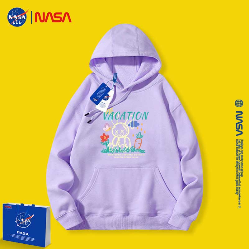 Nasa Children Hoodie Nasa Hooded Sweater Girls Autumn Clothing Loose Velvet Thickened