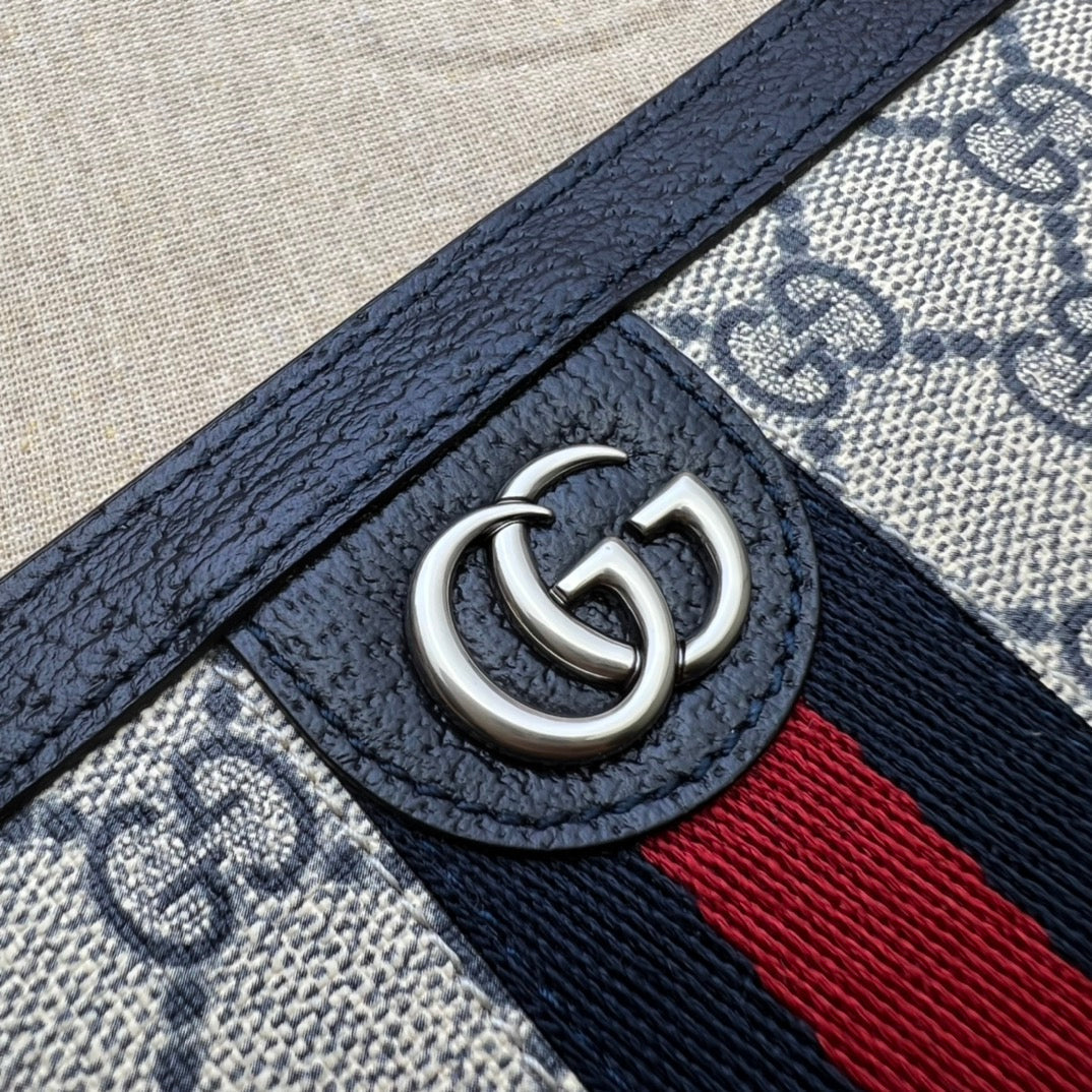 ＧＣＣＩJUMBO GG ZIP AROUND WALLET BLACK