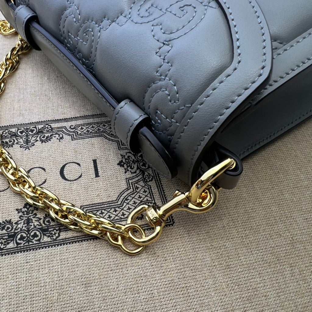 ＧＣＣＩGG MARMONT TOP HANDLE BAG GREY