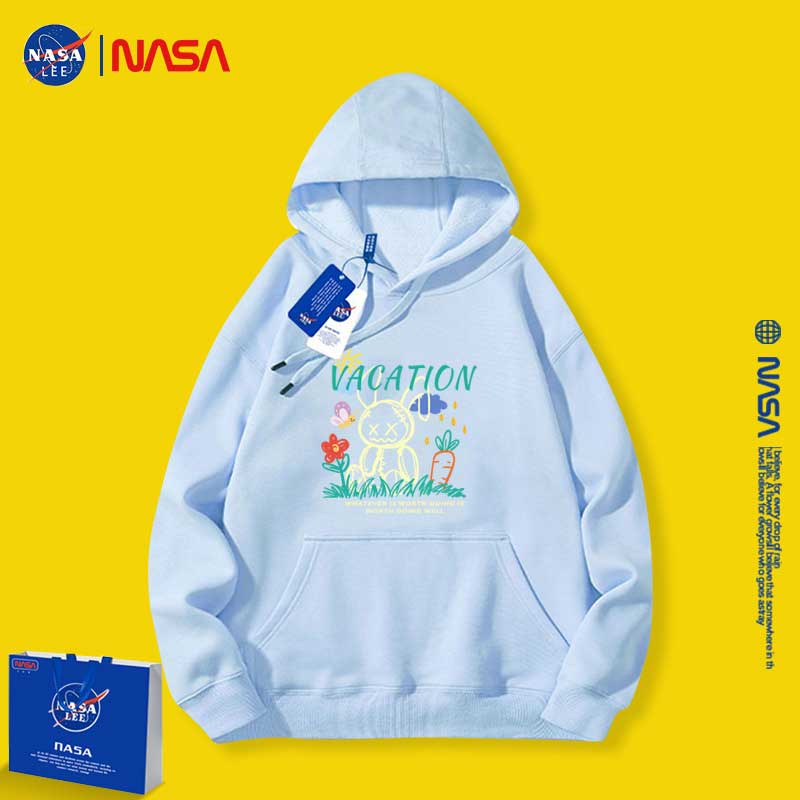 Nasa Children Hoodie Nasa Hooded Sweater Girls Autumn Clothing Loose Velvet Thickened