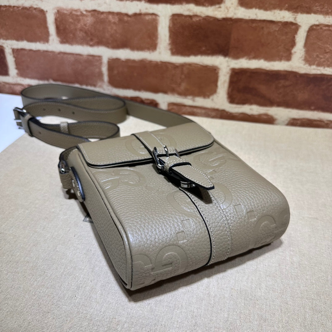 ＧＣＣＩJUMBO GG SMALL MESSENGER BAG BEGIE