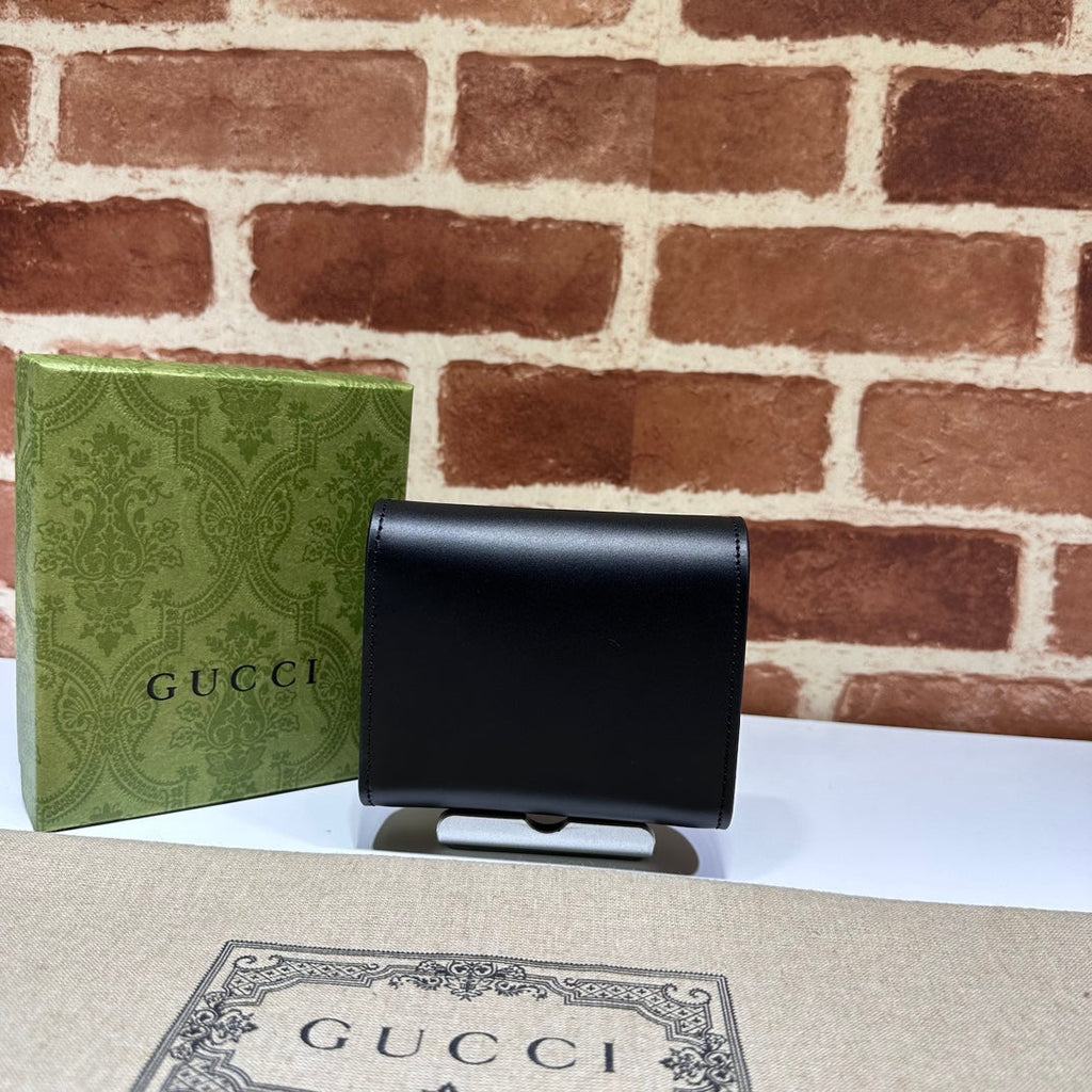 ＧＣＣＩ PETITE GG MEDIUM WALLET BLACK
