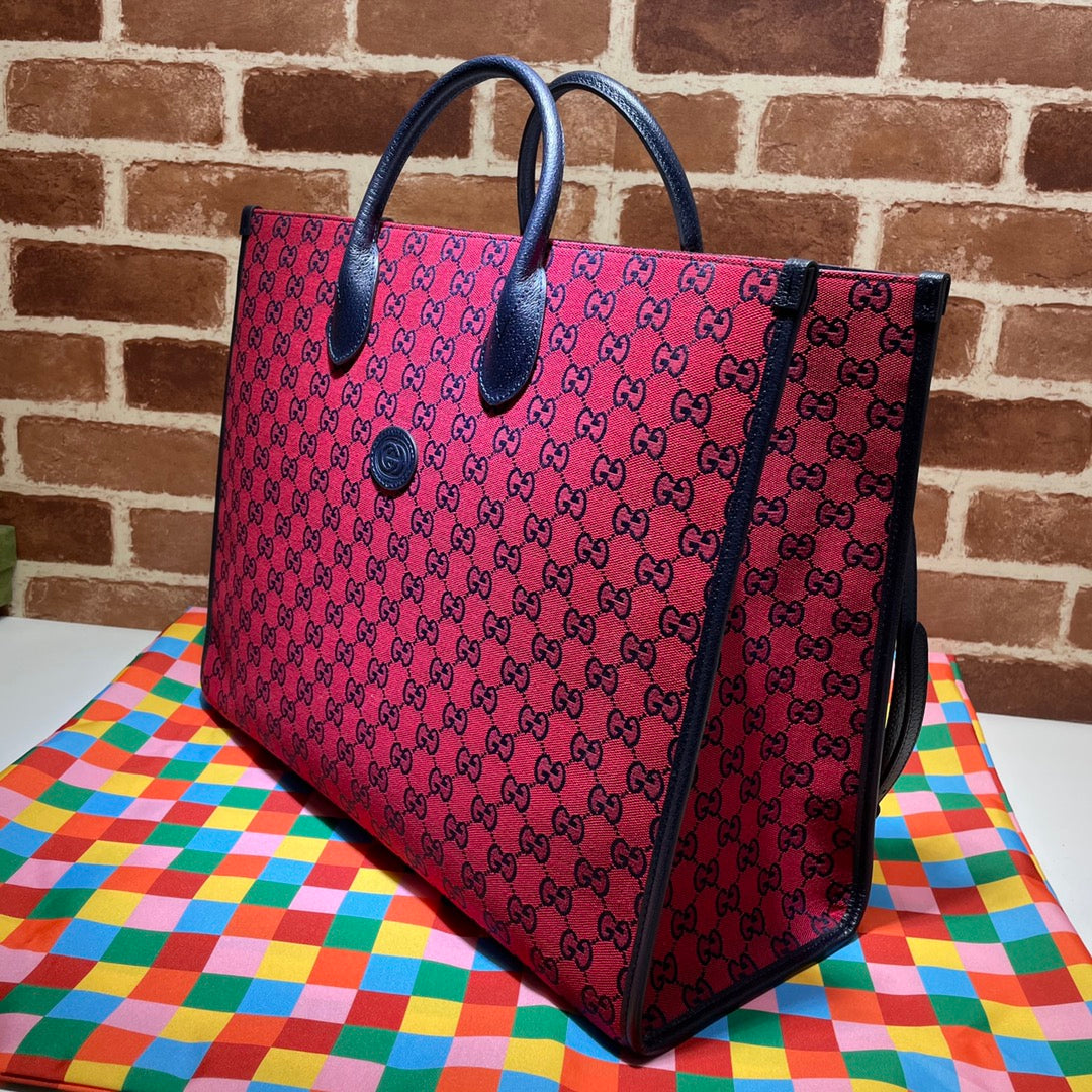 ＧＣＣＩ GG MULTICOLOR LARGE TOTE BAG