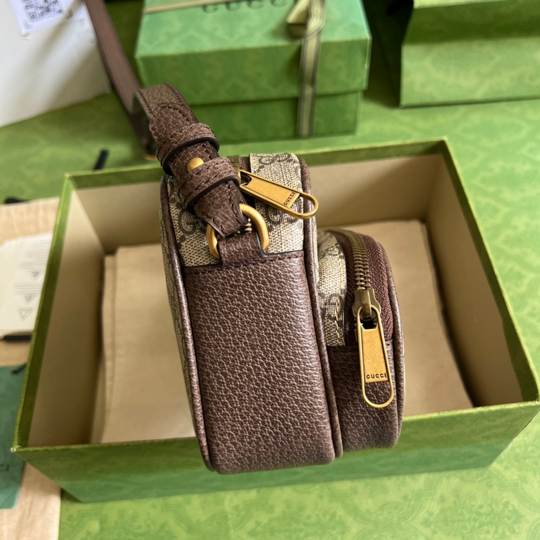 ＧＣＣＩOPHIDIA GG MINI BAG BROWN