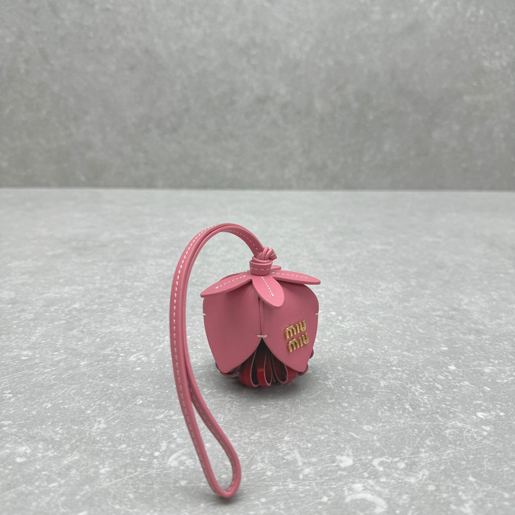 ＭＩ ＭＵ LEATHER TRICK PINK/RED