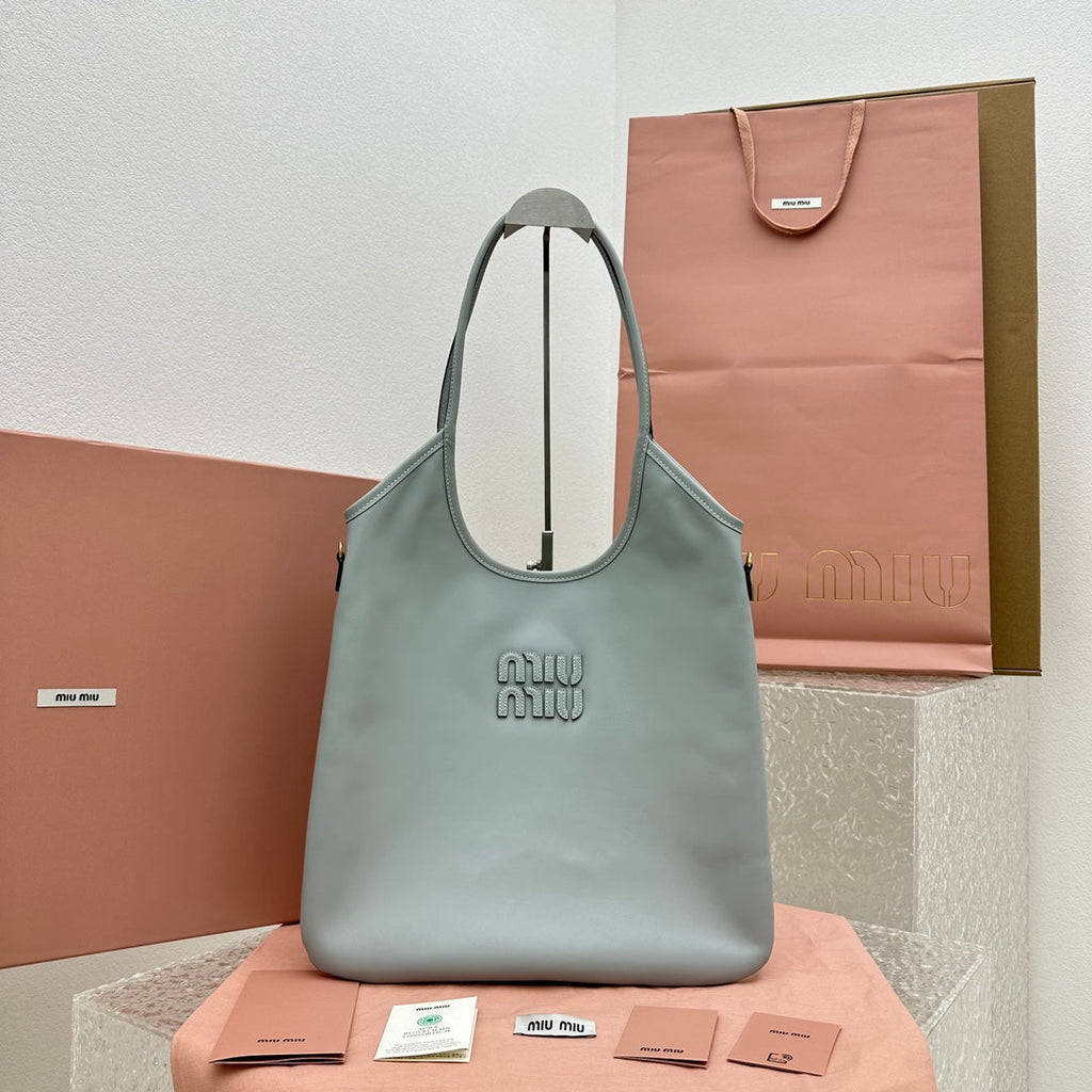 ＭＩ ＭＵ IVY LEATHER BAG CORNFLOWER
