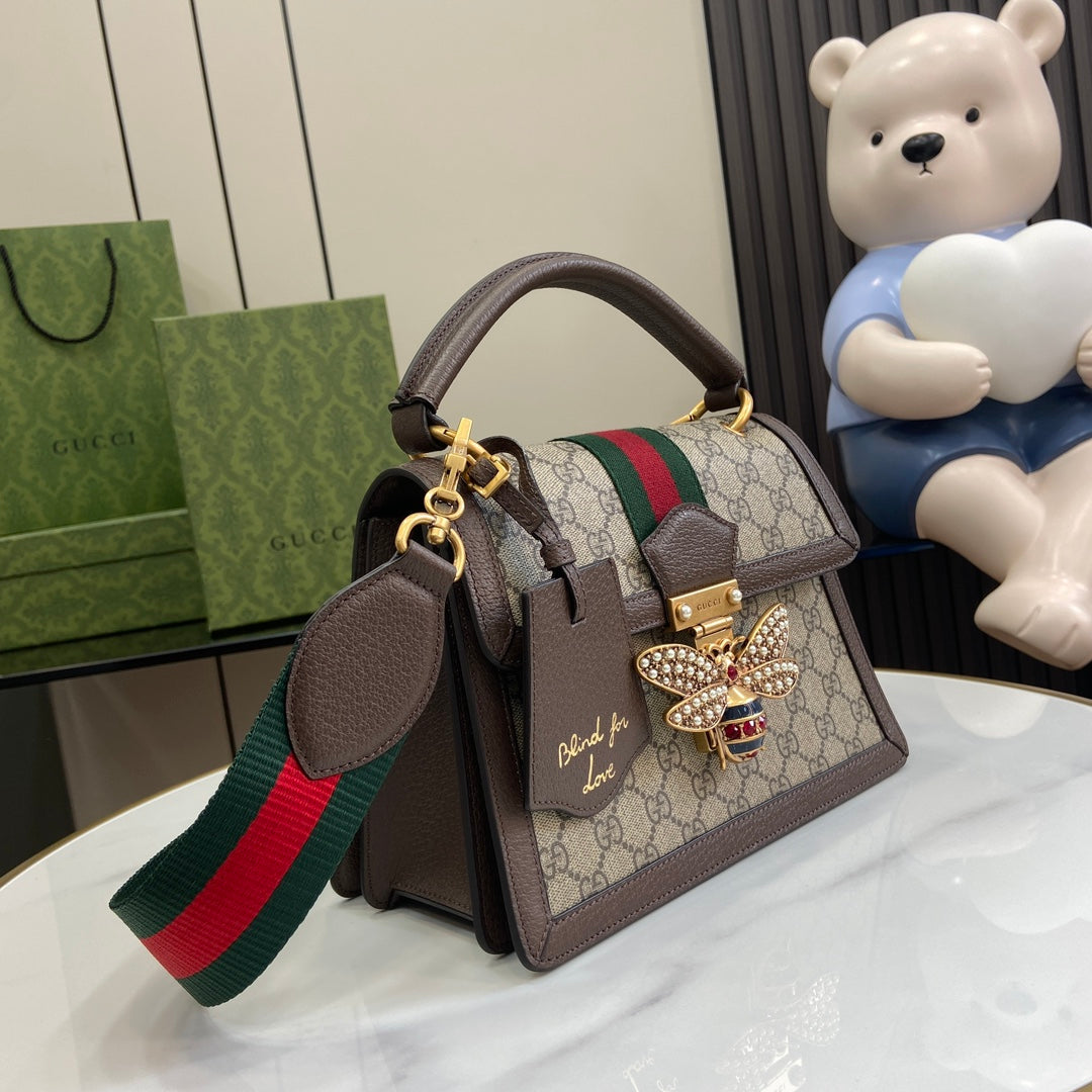 ＧＣＣＩGG QUEEN MARGARET  WOMEN HANDBAG BROWN