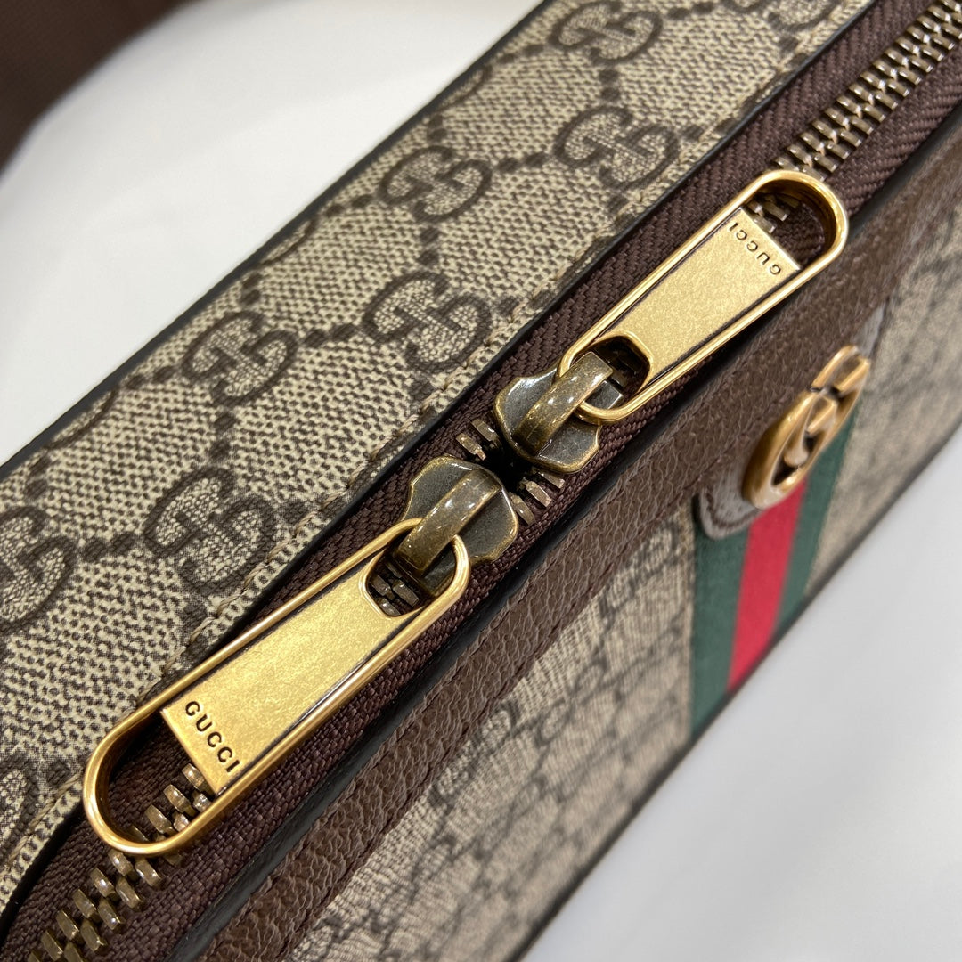 ＧＣＣＩOPHIDIA SMALL SHOULDER BAG BROWN