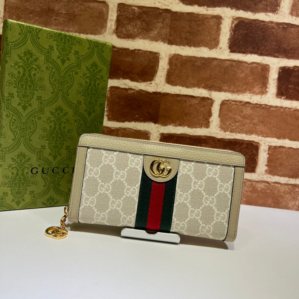ＧＣＣＩJUMBO GG ZIP AROUND WALLET BEGIE