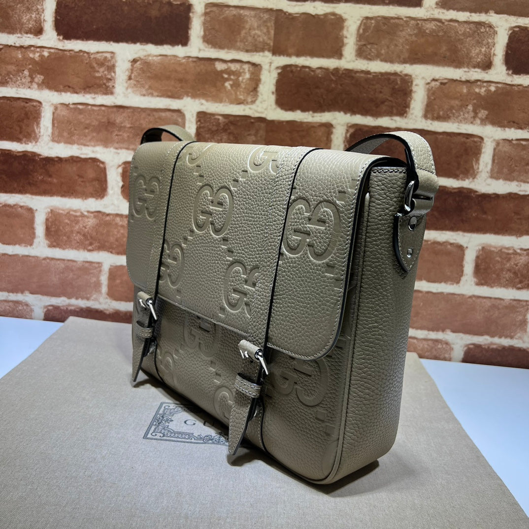 ＧＣＣＩGG JUMBO MEDIUM MESSEGER BAG BEGIE