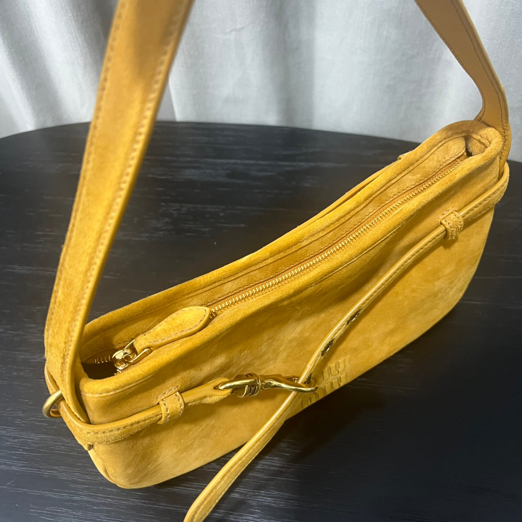 ＭＩ ＭＵ AVENTURE SUEDE BAG WHISKEY