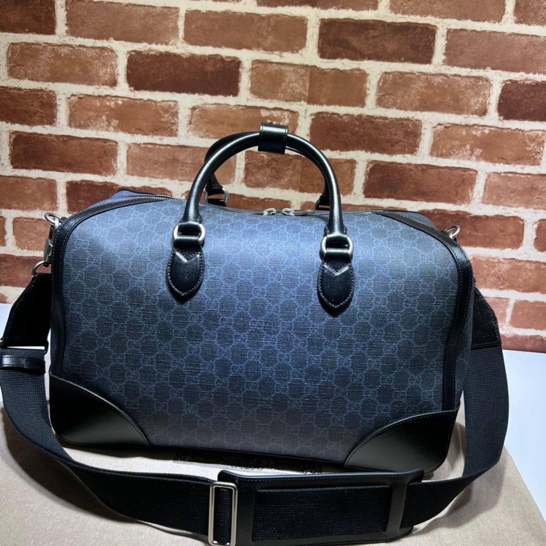ＧＣＣＩGG CANVAS DUFFLE BAG BLACK
