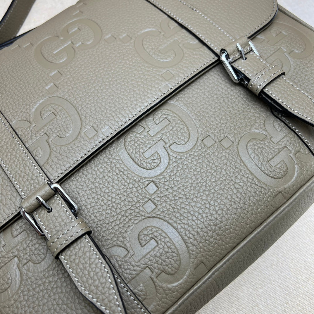 ＧＣＣＩGG JUMBO MEDIUM MESSEGER BAG BEGIE