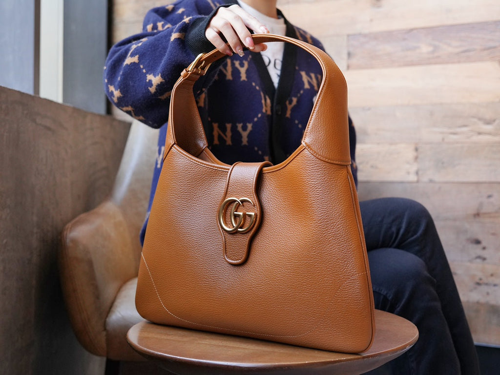 ＧＣＣＩAPHRODITE MEDIUM SHOULDER BAG BROWN