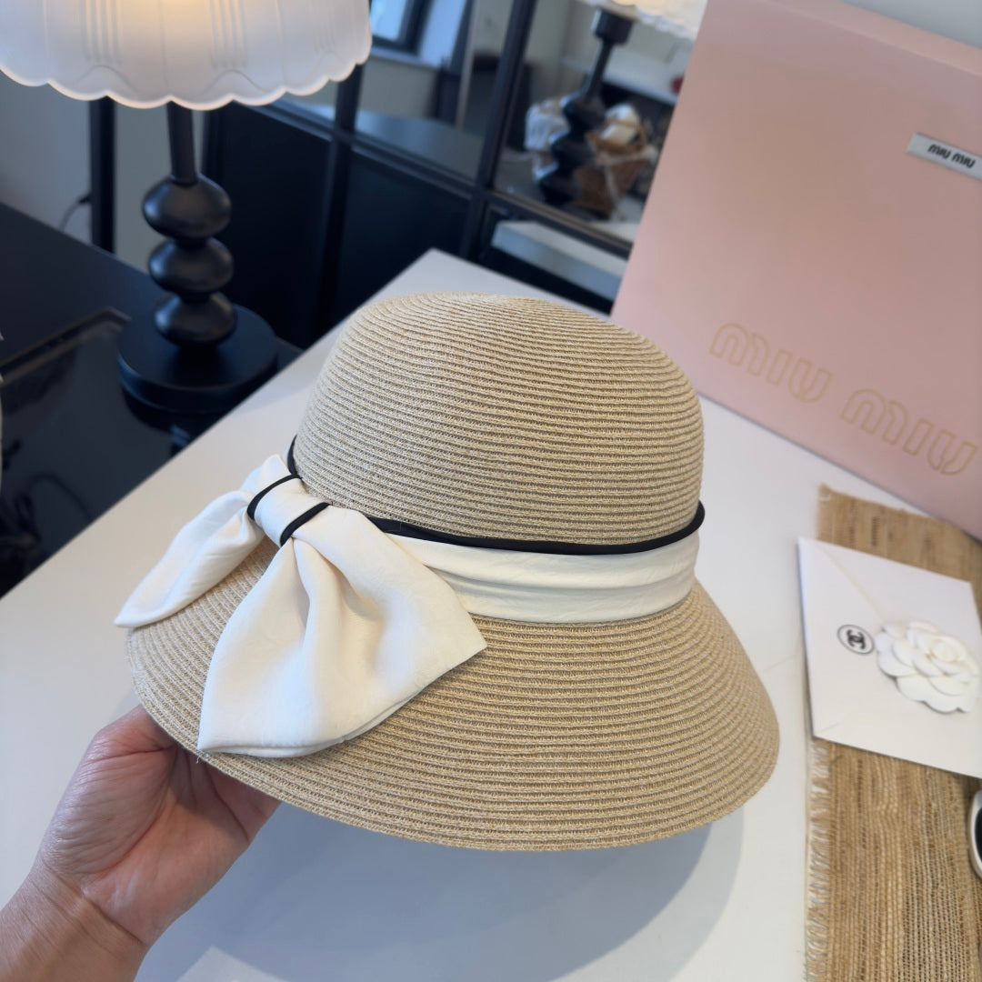 MIUMIU STRAW BUCKET HAT STYLE 54