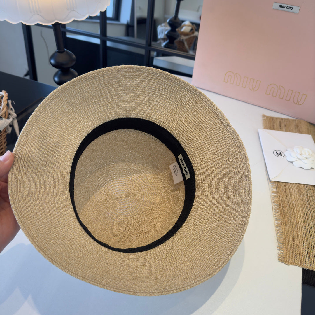 MIUMIU STRAW BUCKET HAT STYLE 54