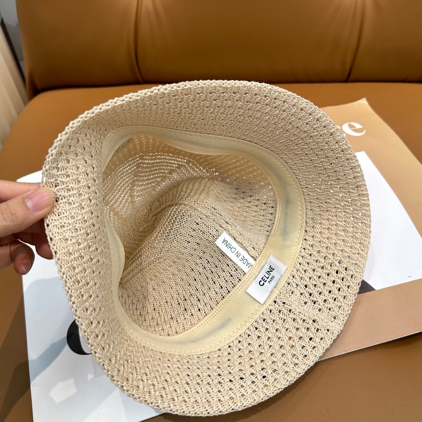 CELINE 26S KNIT BUCKET HAT STYLE 101