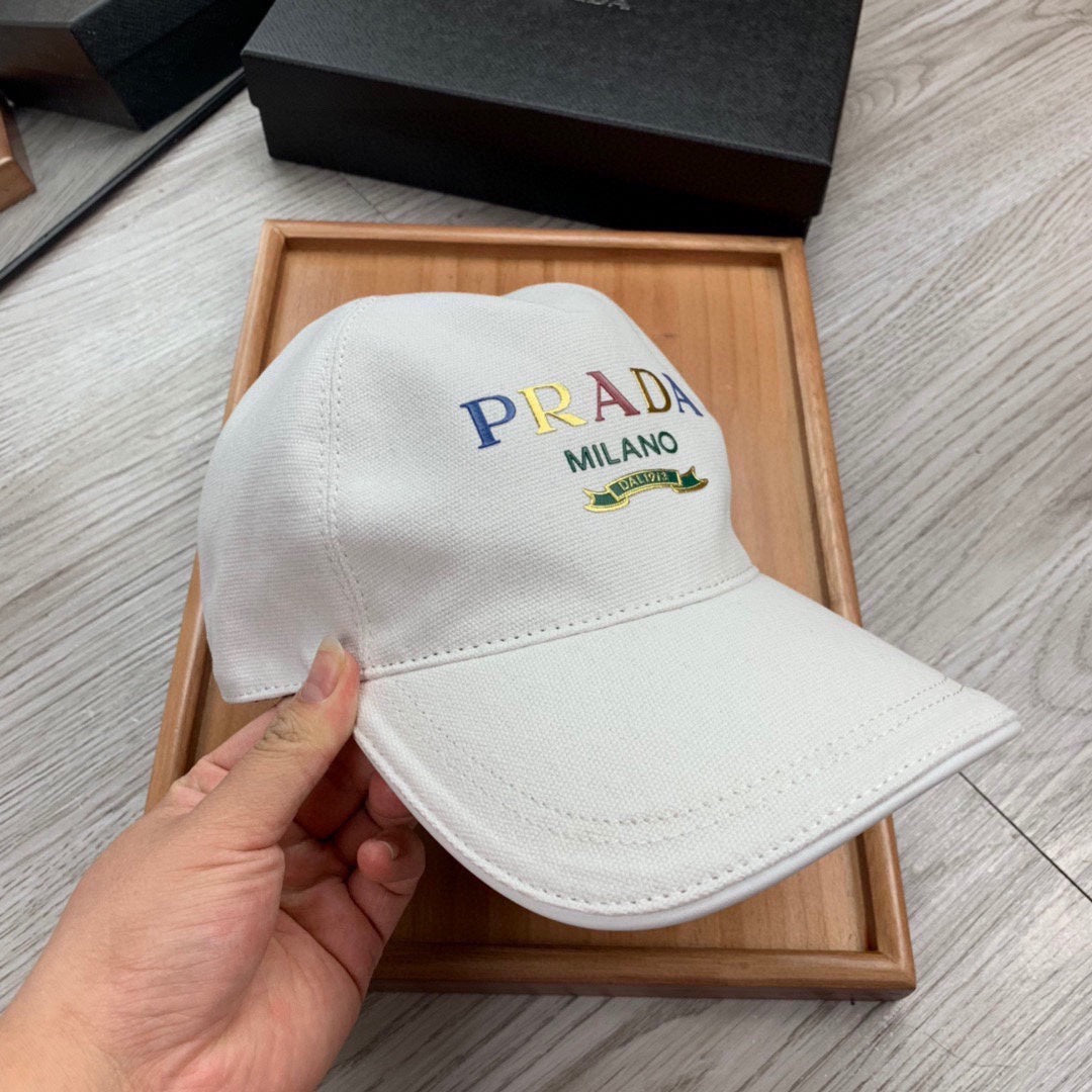 BASEBALL HAT IN WHITE FABRIC 269984