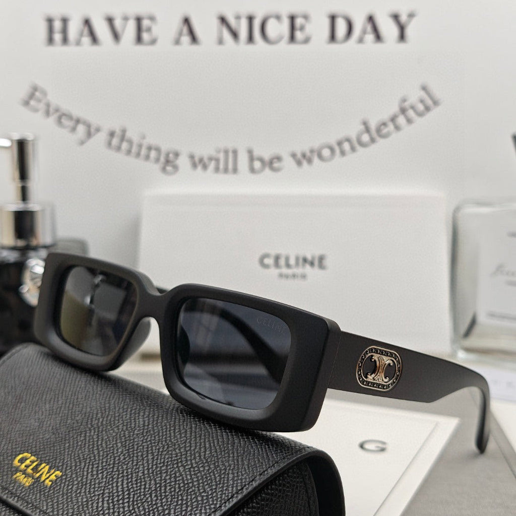 TRIOMPHE BOLD SQUARE SUNGLASSES 55148 IN ACETATE