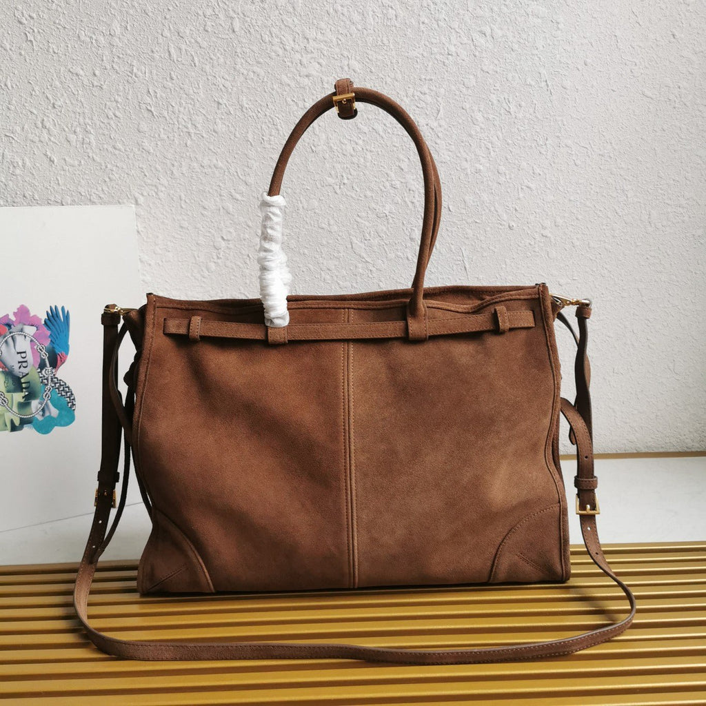 ＰＲＤＡ BONNIE SUEDE TOTE BAG
