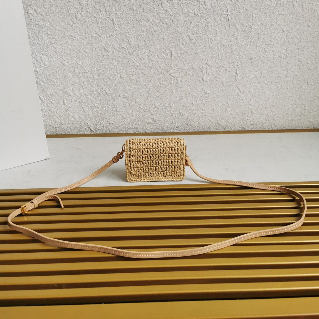 ＰＲＤＡ CROCHET CARD HOLDER WITH SHOULDER STRAP
