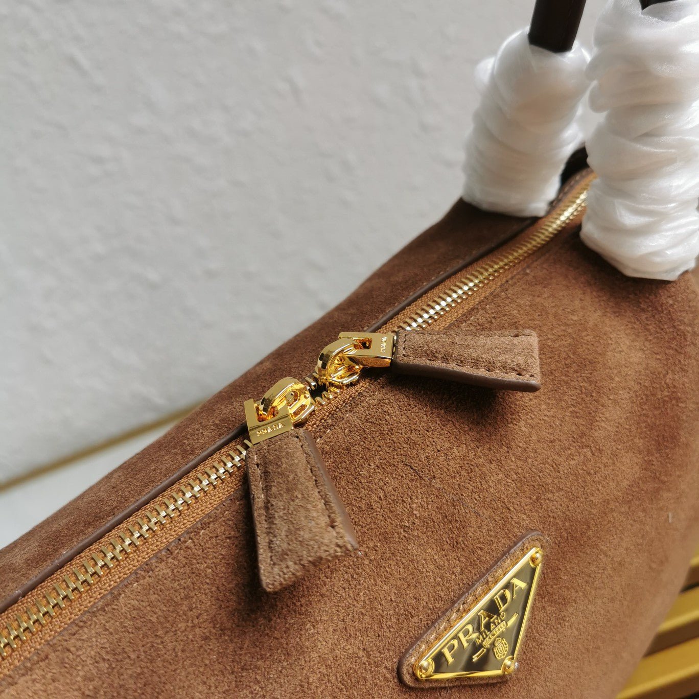 ＰＲＤＡ DARLING MEDIUM SUEDE SHOULDER BAG