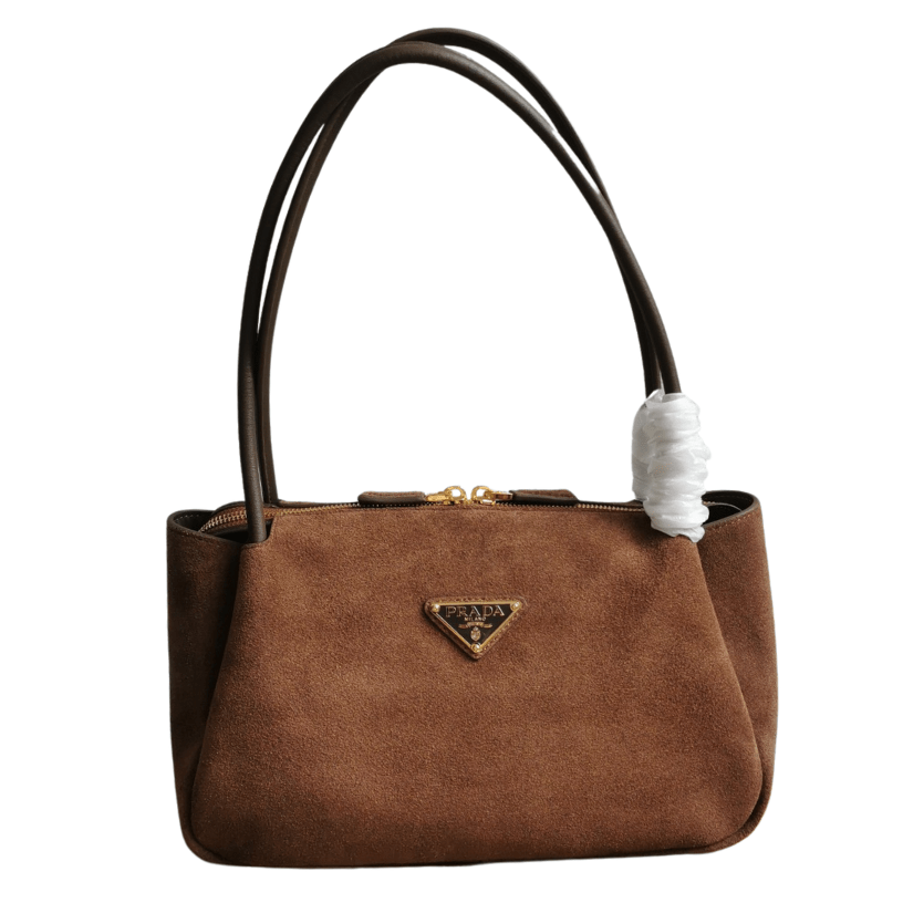 ＰＲＤＡ DARLING MEDIUM SUEDE SHOULDER BAG