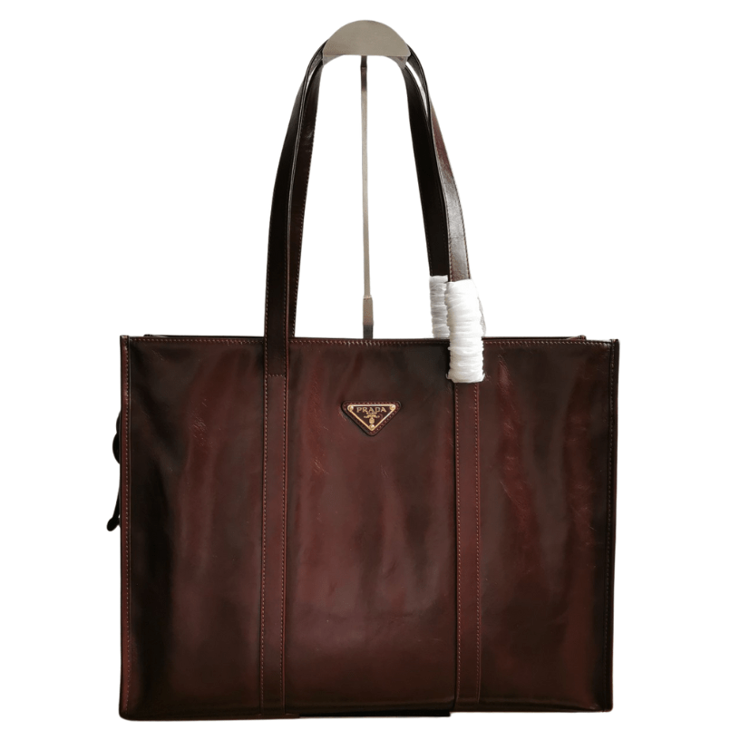 ＰＲＤＡ LEATHER TOTE BAG