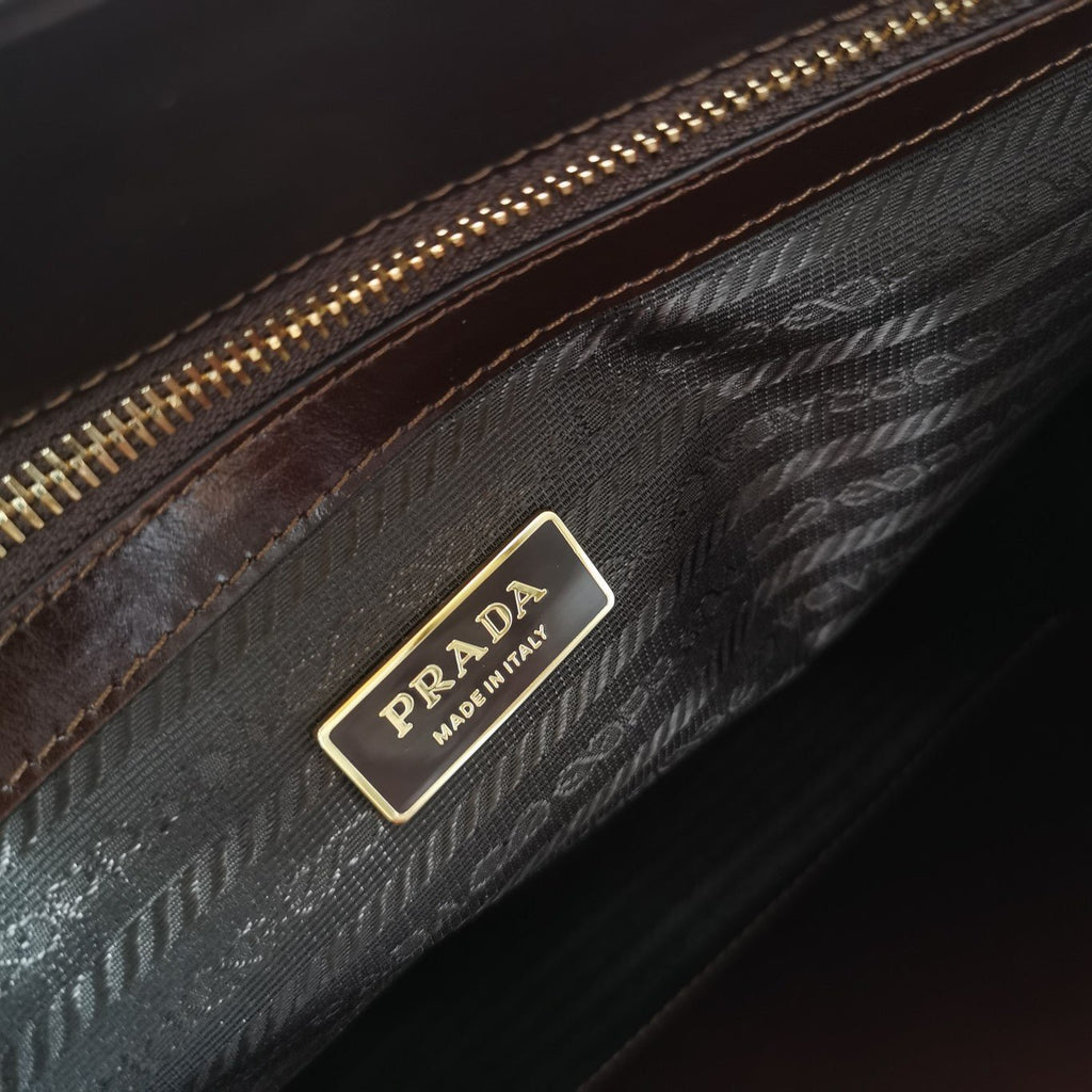 ＰＲＤＡ LEATHER TOTE BAG