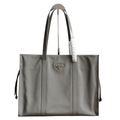 ＰＲＤＡ LEATHER TOTE BAG GRAY
