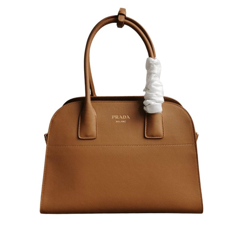 ＰＲＤＡ MEDIUM LEATHER TOTE BAG CARAMEL