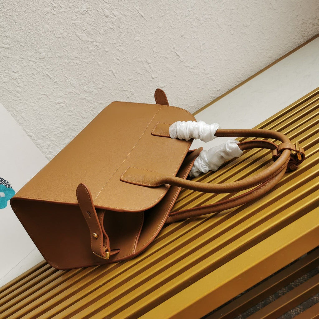 ＰＲＤＡ MEDIUM LEATHER TOTE BAG CARAMEL