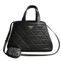 ＰＲＤＡ PADDED RE-NYLON BAG LARGE BLACK