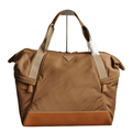 ＰＲＤＡ RE-NYLON AND LEATHER DUFFEL BAG CORK BEIGE