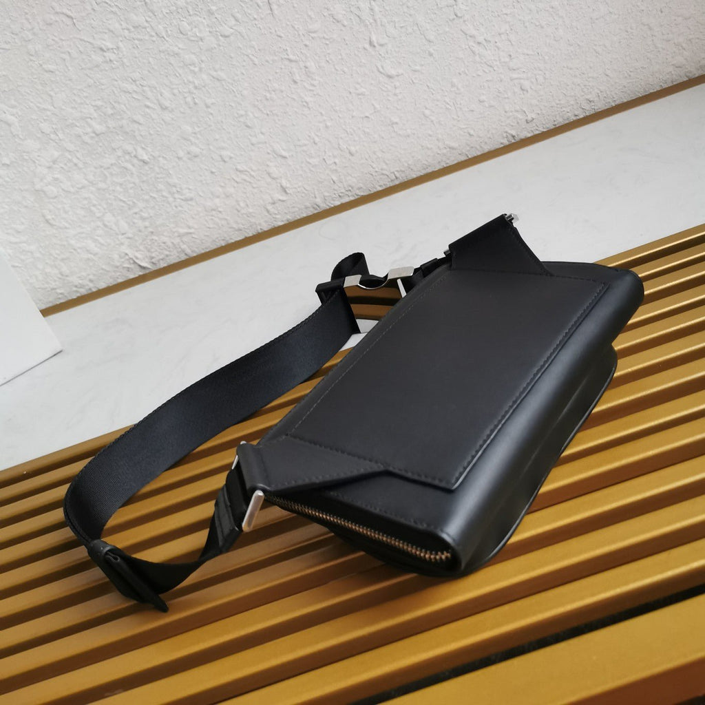 ＰＲＤＡ RE-NYLON AND LEATHER SHOULDER BAG