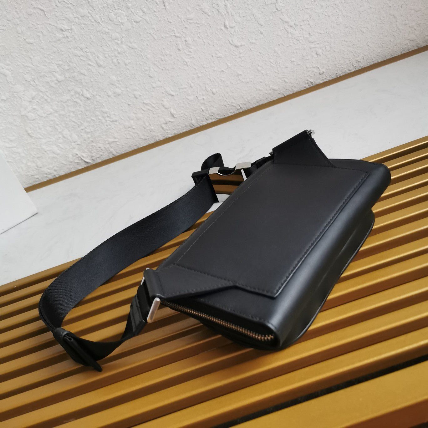 ＰＲＤＡ RE-NYLON AND LEATHER SHOULDER BAG