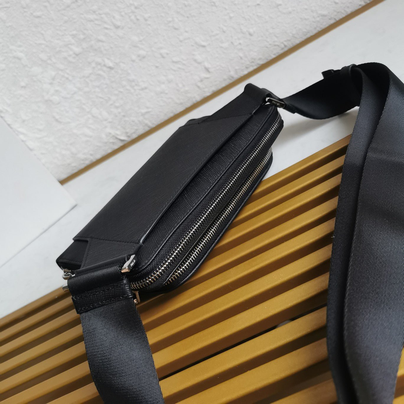 ＰＲＤＡ RE-NYLON AND SAFFIANO LEATHER SHOULDER BAG