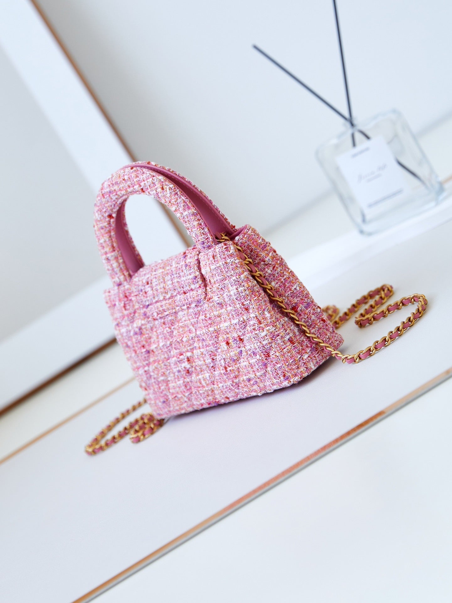 ＣＨＮＥＬMINI KELLY 23K TOP HANDLE PINK