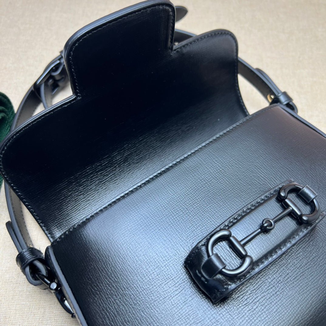 ＧＣＣＩHORSEBIT 1955 SHOULDER SMALL BAG BLACK
