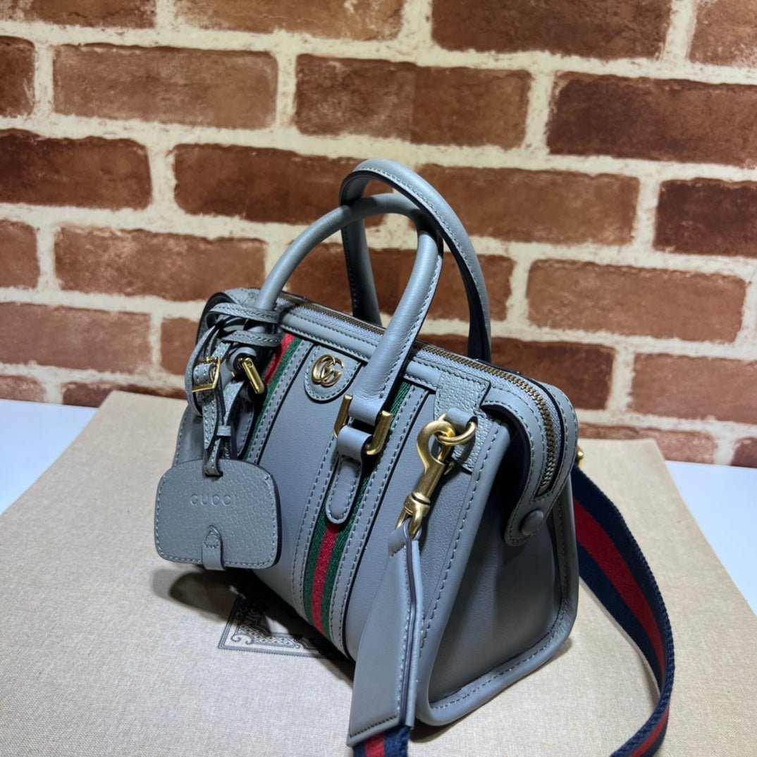 ＧＣＣＩGG SMALL TOP HANDLE BAG SLATE GRAY