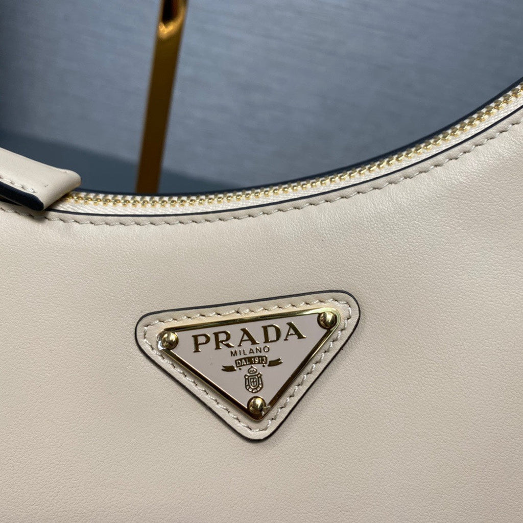 ＰＲＤＡ ARQUÉ SMALL LEATHER SHOULDER BAG VANILLA