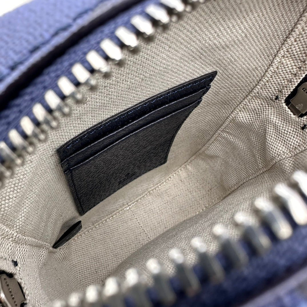ＧＣＣＩOPHIDIA MINI SHOULDER BAG GG SUPREME NAVY