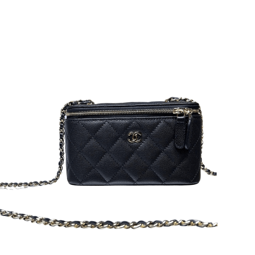 ＣＨＮＥＬCLASSIC VANITY CASE WITH CHAIN