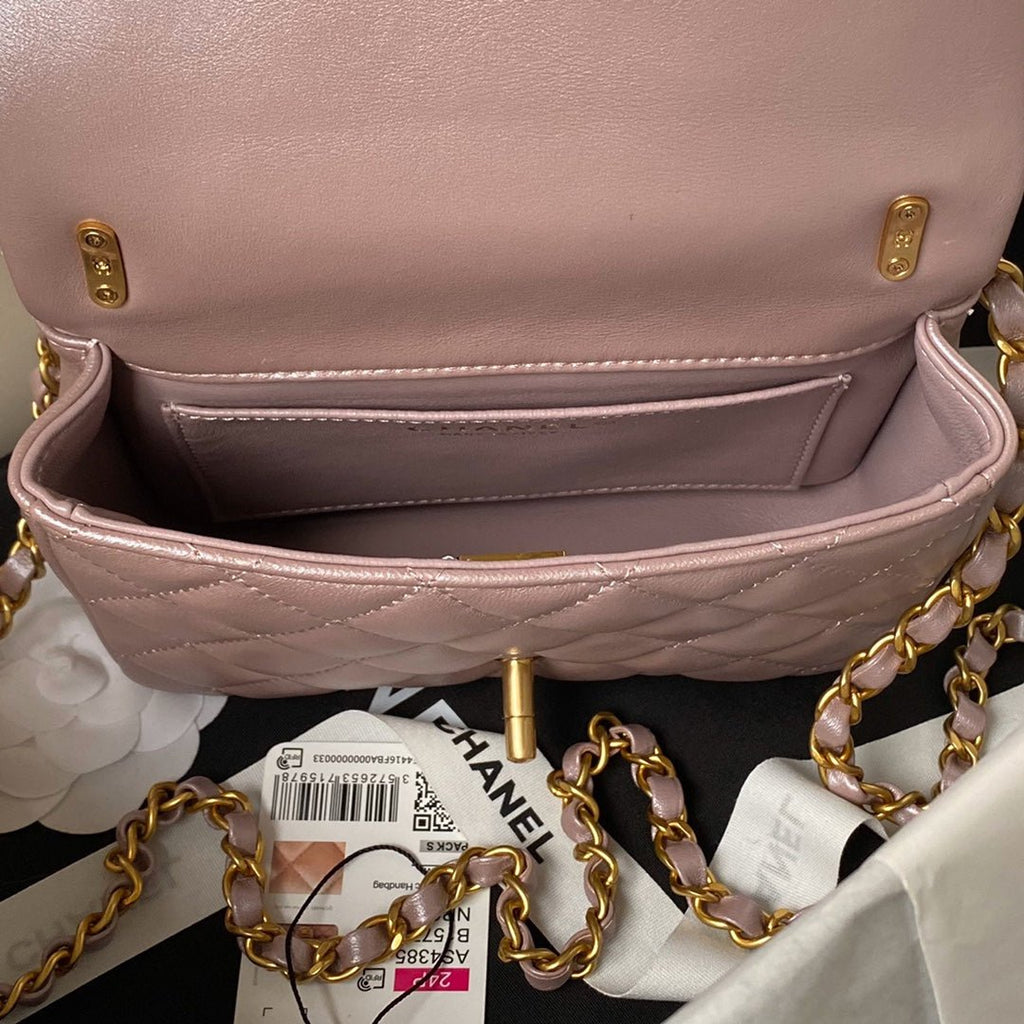 ＣＨＮＥＬ 24P CLASSIC HANDBAG PINK