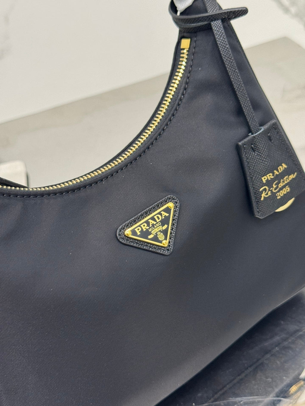 ＰＲＤＡ RE-EDITION 2005 RE-NYLON AND SAFFIANO MINI BAG BLACK